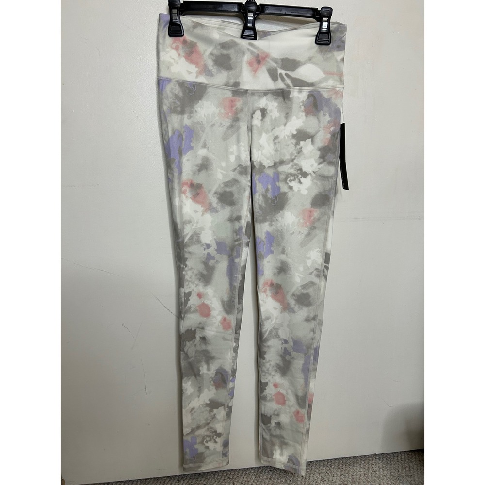 Mono B Women's Medium Floral Print High Waist‎ Athleisure Yoga Leggings